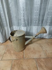 Innaffiatoio Antico In metallo Zincato Vintage Vecchio Annaffiatoio 