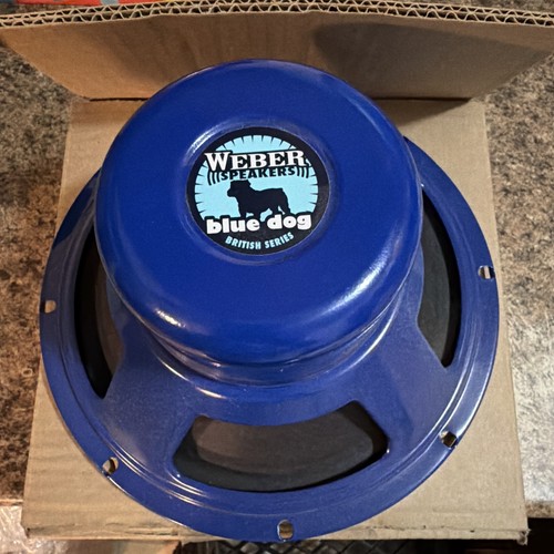 Weber blue dog - blue, alnico