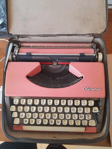 Macchina scrivere rosa - da,