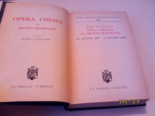 Opera omnia benito - opera, di