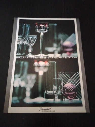 1979 baccarat vetro - baccarat, arte