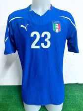 MAGLIA ITALIA ITALY PAZZINI MATCH WORN ISSUE SHIRT CAMISETA 2010/2011