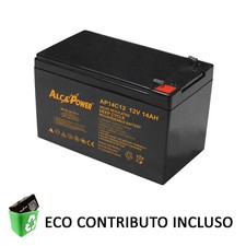 Batteria piombo ciclica 12V 14AH x Scooter Tricicli Bici Motociclette elettrici