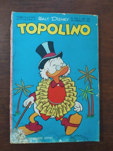 Topolino libretto 326 1962 - topolino, n°