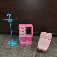 Barbie vintage mobili bagno