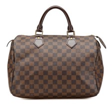 Louis Vuitton Damier Speedy 30 Borsa a Mano N41183 Pelle Marrone Donna... GZl1cee5