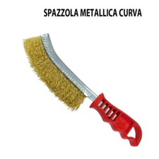SPAZZOLA METALLICA CURVA PER