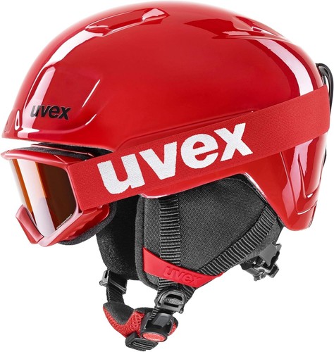 Casco occhiali sci uvex - casco, e