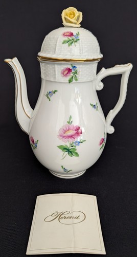 Vintage herend caffettiera - vintage,