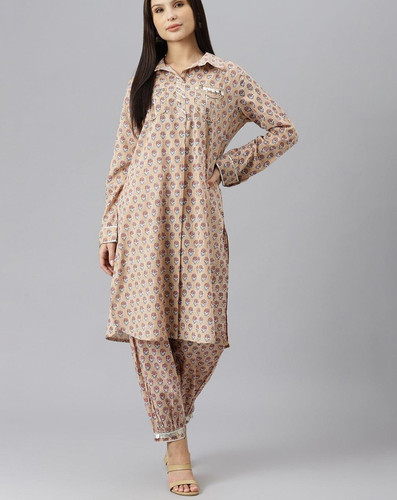 Beige cotton shirt style - cotton,