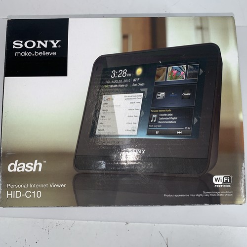 Sony dash personal internet - dash,