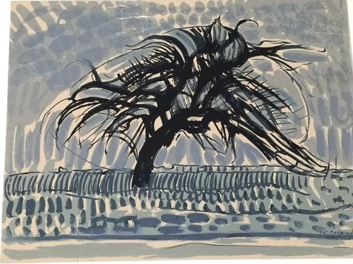 Piet mondrian arbre - piet, l'arbre