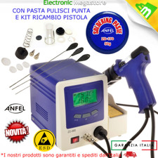 DISSALDATORE POMPA ASPIRANTE STAGNO A PISTOLA STAZIONE ZD 985 KIT PISTOLA VETRO