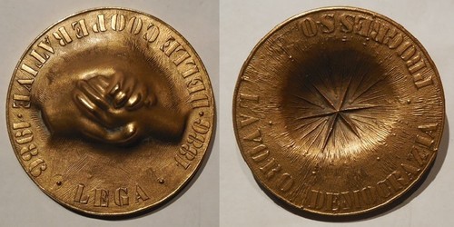 Medaglia centenario lega delle