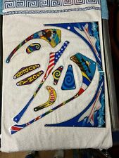 Flipper Pinball Supersonic Zaccaria Plastiche RICAMBI ORIGINALI SET COMPLETO