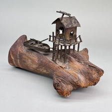 SCULTURA VINTAGE LEGNO
