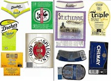 Lotto 8 etichette birra +