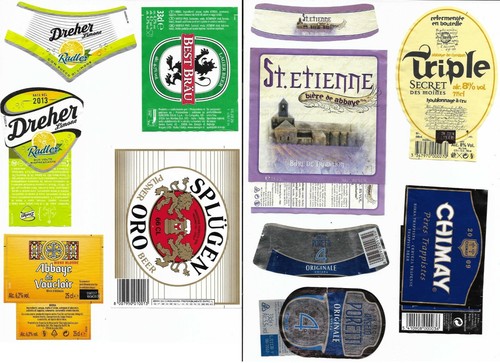 Lotto etichette birra - etichette,
