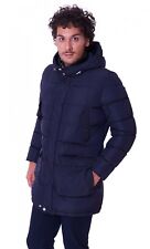 PIUMINO PARKA LUNGO CON CAPPUCCIO Add MAM001S-BLU-AI16