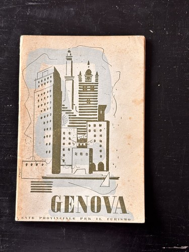 Libro genova vecchio - genova,