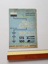 Ducati 175 Turismo - 100 Sport anni 50 schema impianto elettrico originale
