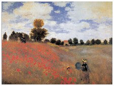Pannello MDF-Coquelicots-MONET