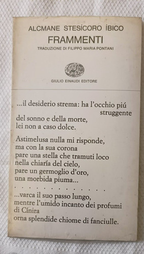Alcmane stesicoro ibico f m - ibico., f.m
