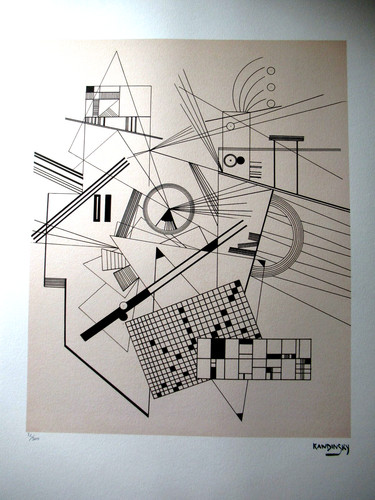 Kandinsky litografia - w.kandinsky:,