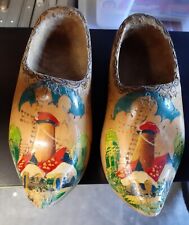 Vecchi zoccoli olandesi in legno USATI