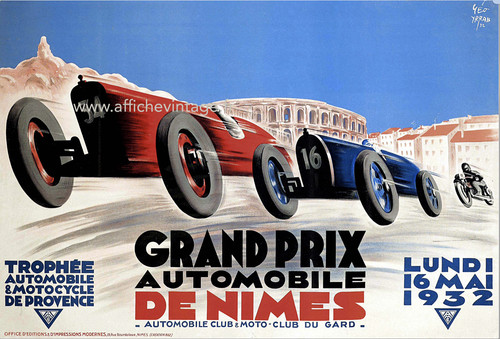 Affiche poster nimes - affiche, 1932
