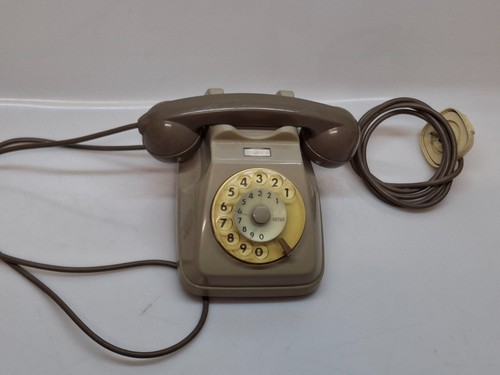 Telefono fisso vintage disco - vintage,