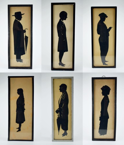 Antico ritratto sagoma corpo - antico,