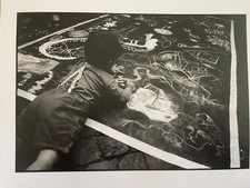 ENRICO NATOLI, BAMBINO A CAMPO DE' FIORI, stampa originale 1995