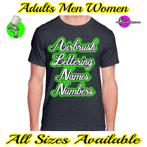 Shirt aerografo adulti nere - t-shirt,