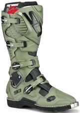 STIVALI BOOTS SNODO MOTO CROSS ENDURO SIDI CROSSFIRE 3 ARMY NERO TG 44