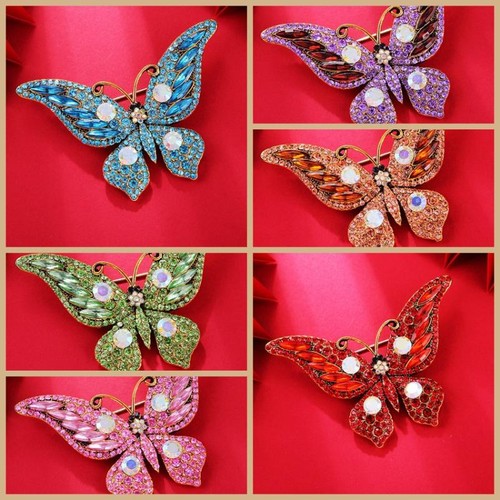 Spille farfalla strass