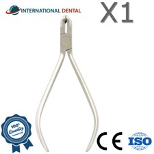 Pinza taglierina ortodontica dentale OrthoPremium estremità distale collo lungo 12 cm