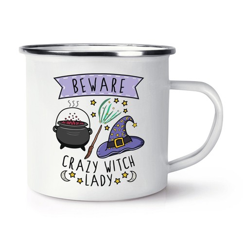 Tazza mug smaltata attenzione - smaltata,