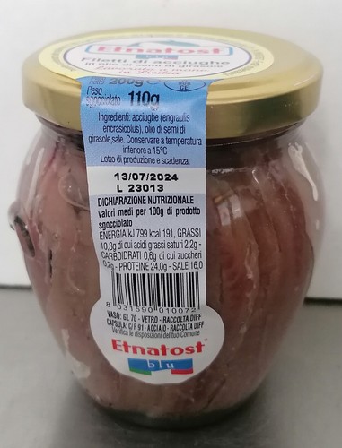Acciughe filetti - acciughe,