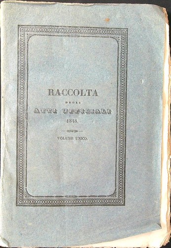 Raccolta degli atti dei - raccolta,
