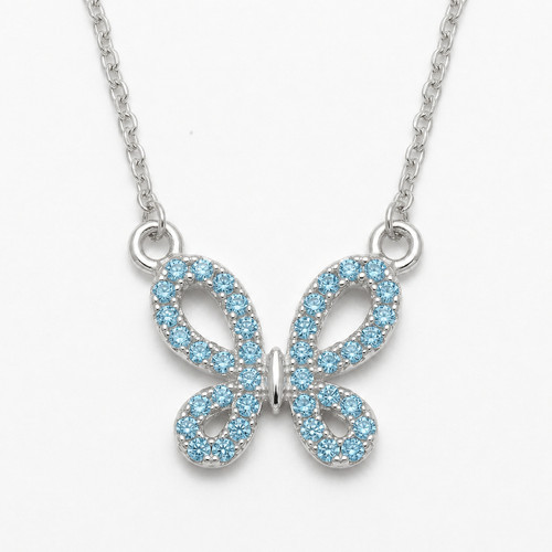 Collana farfalla argento
