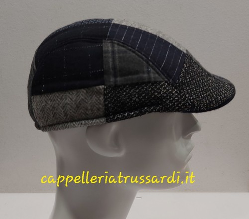 Coppola berretto patchwork blu - berretto,