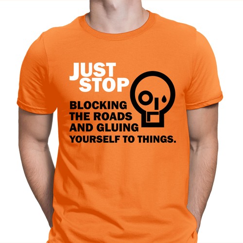 Shirt uomo just stop oil - t-shirt,