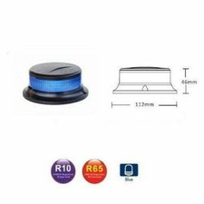 Lampeggiante Blu Rotondo