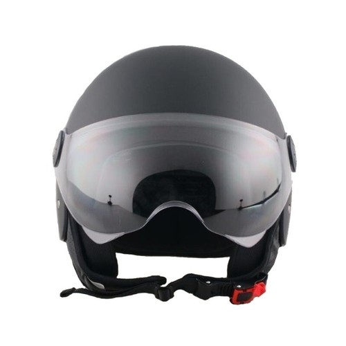 Casco demi jet nero - casco,
