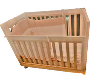 Box culla Baby Fashion, Bianco e e beige