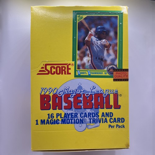 1990 score wax box - score,
