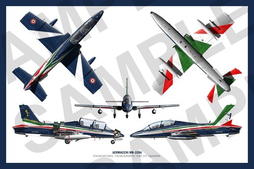 Aermacchi 339a squadron - aermacchi,