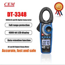   DT-3348 Misuratore a Pinza Professionale RMS 1000A AC/DC Watt ✦KD #W6