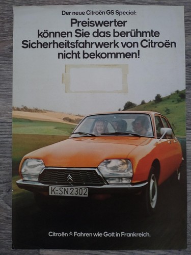Citroen brochure volantino - citroen,